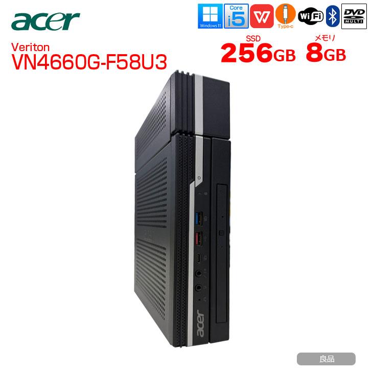 Veriton 【希少パラレルポート搭載】Acer ミニPC 中古 デスクトップ