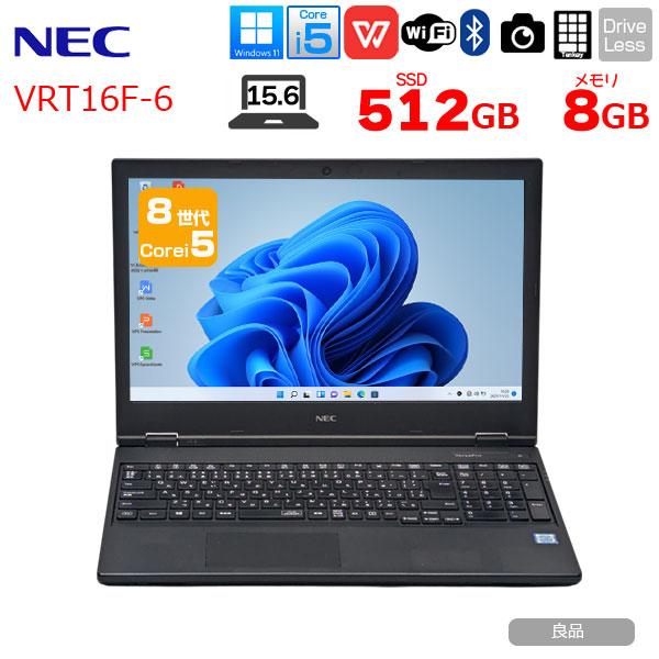 Windowsノート本体 NEC VersaPro VRT16F-6 VersaPro 【中古パソコン】NEC VRT16F-6 ノート Win11 第8世代