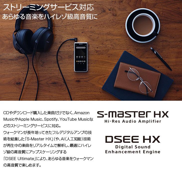 【中古】SONY WALKMAN NW-ZX507 ウォークマン　ポータブルオーディオ　プレーヤー ハイレゾ ストリーミングサービス対応 シルバー｜whatfun｜03