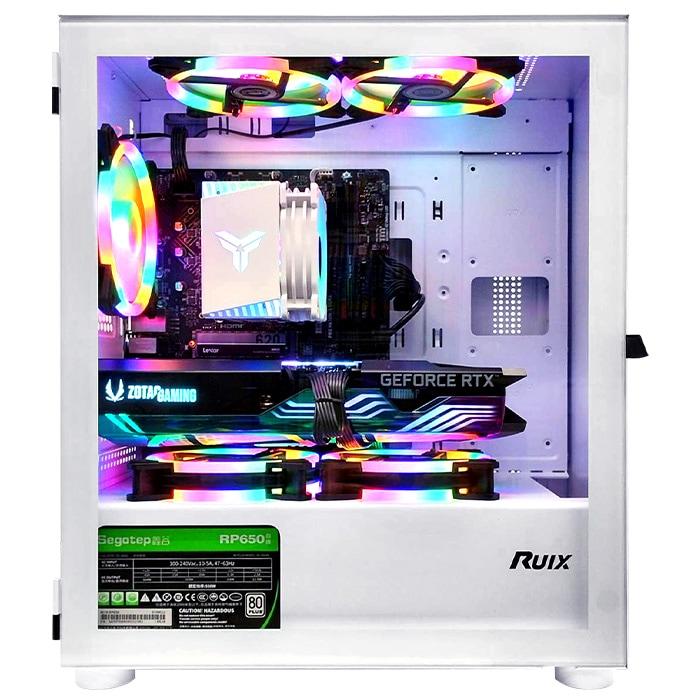 PASOUL ゲーミングPC ホワイト プレーン AMD Radeon RX7600 AMD Ryzen7