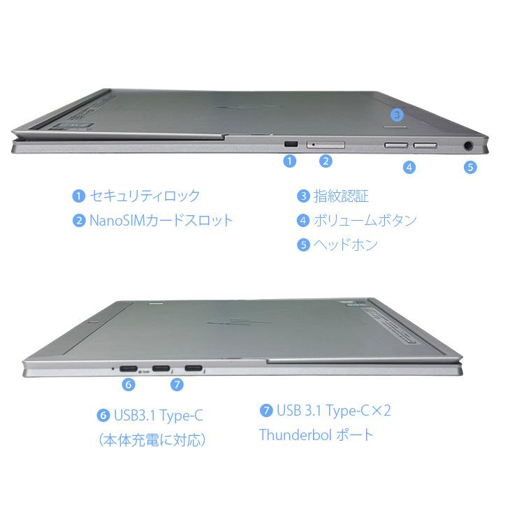 中古パソコン SIMフリー】HP Elite x2 1013 G3 中古 タブレット OS
