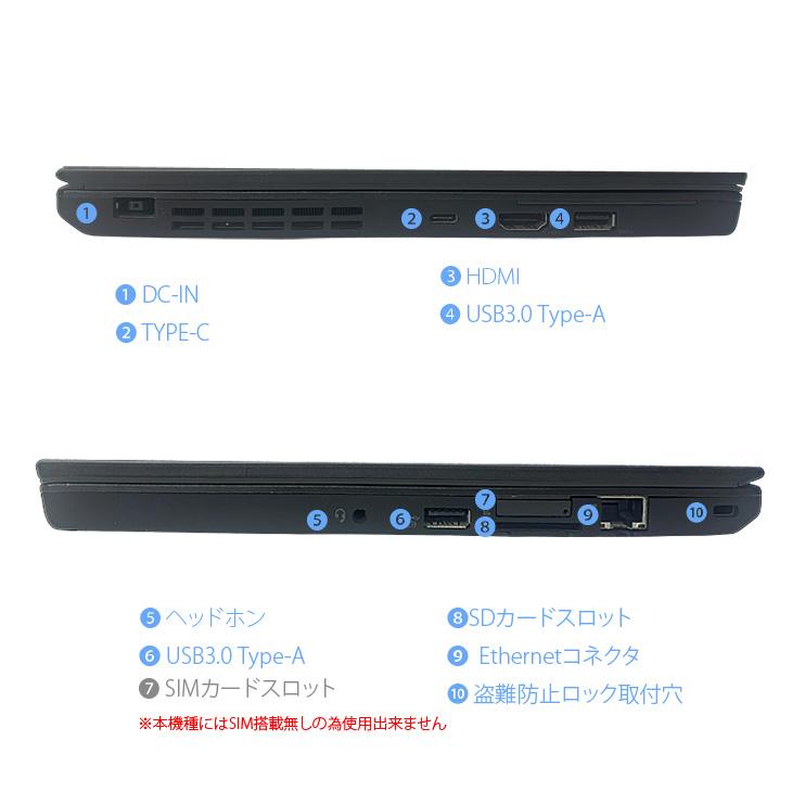 Lenovo（レノボ） Lenovo X270 中古 ノート Office 選べるOS [Core i7 