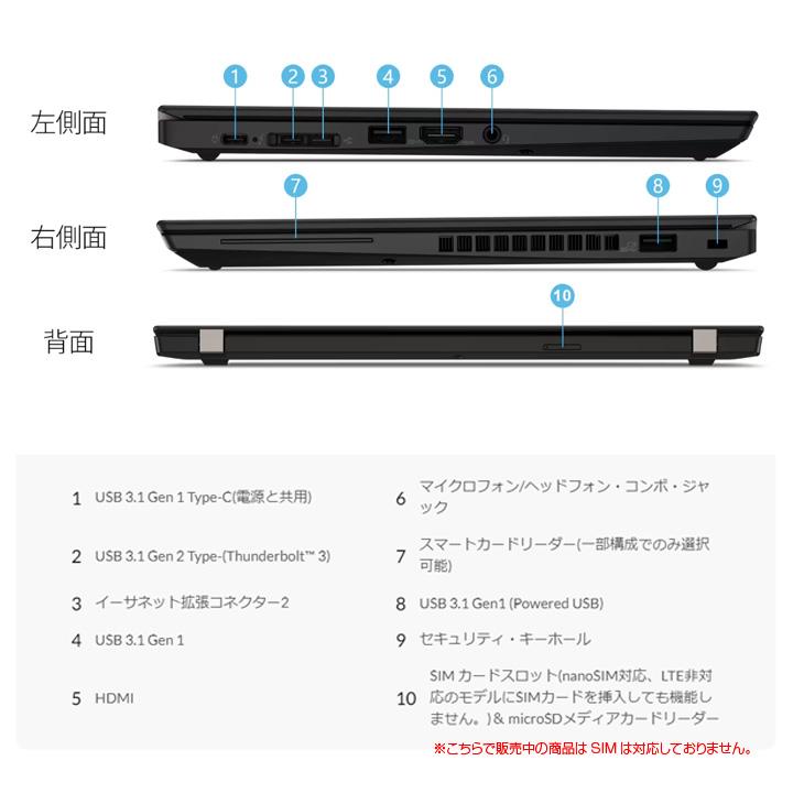 Lenovo（レノボ） Lenovo Thinkpad X390 中古 ノート Office Win10 or 