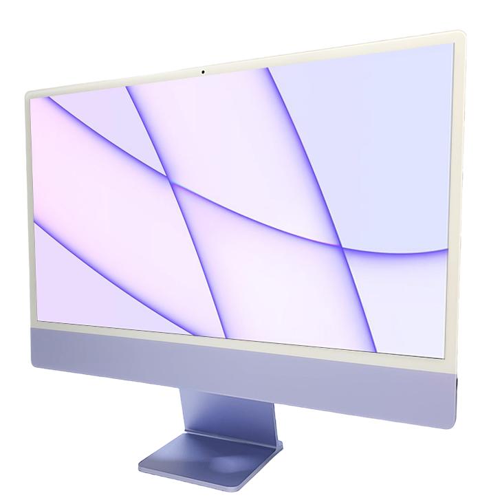 【中古】Apple iMac 24inch Z131 A2438 4.5K 2021 一体型 選べるOS Touch ID [Apple M1 8コア 16GB SSD512GB 無線 BT カメラ 24インチ Purple ]:アウトレットの画像