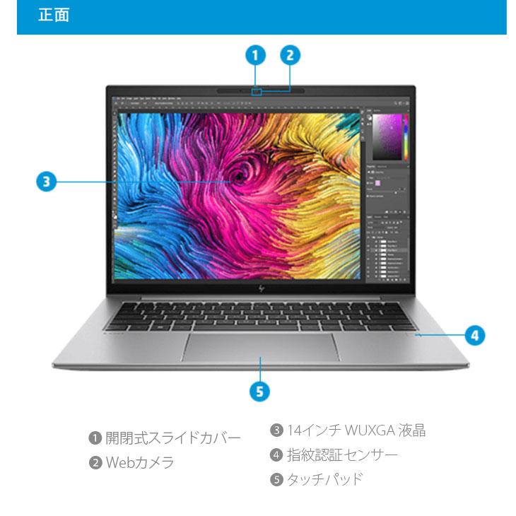 【未開封パソコン】　ZBOOKFIREFLY14G10A 8G1L4PA#ABJ Win11 [Ryzen5 PRO 7640HS 16GB 256GB 無線 カメラ Type-C フルHD 14型 ] :未開封の画像