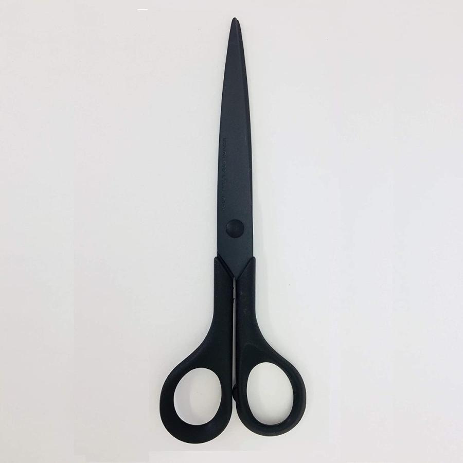 ALLEX（林刃物） はさみ ハサミ 鋏 事務 事務鋏 封筒 黒 ブラック