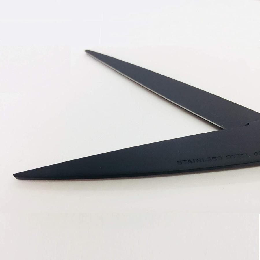 ALLEX（林刃物） はさみ ハサミ 鋏 事務 事務鋏 封筒 黒 ブラック