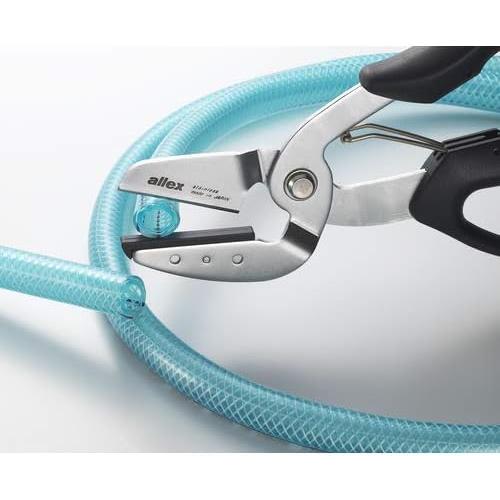 はさみ ハサミ 鋏 一枚刃ハサミ ゴムホース ゴム板 ビニール 内装工事 アレックス スーパーハードはさみ SH-2 17212 4977530172124 | ALLEX（林刃物） | 01