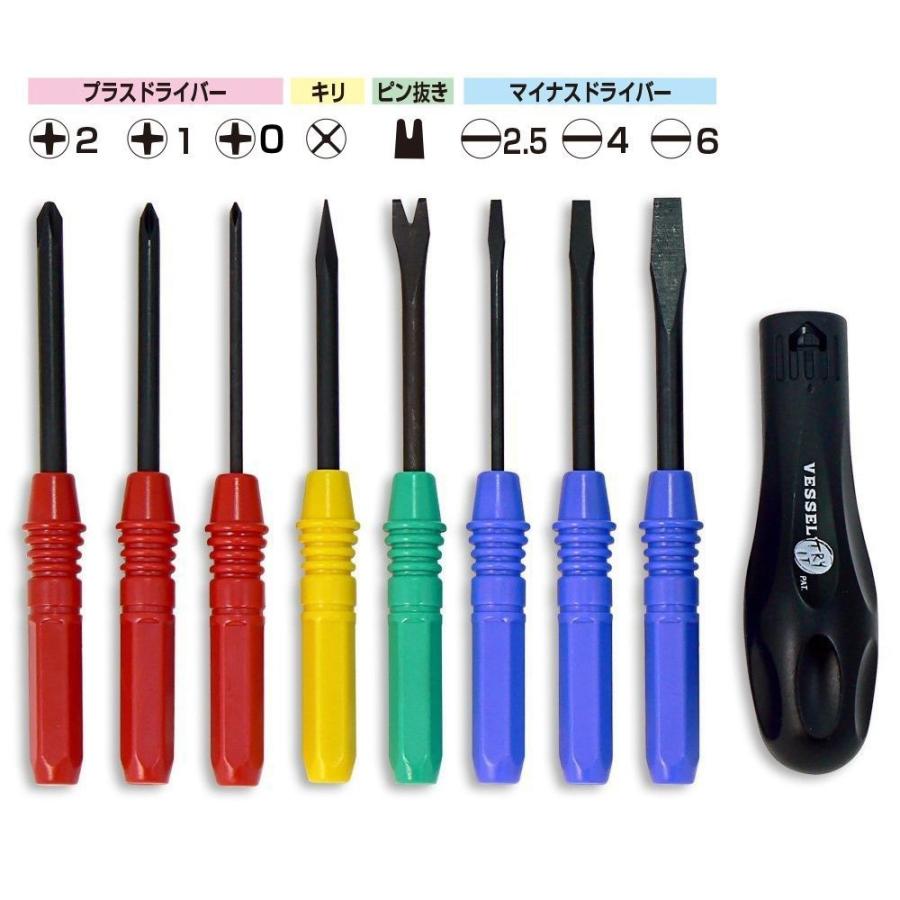 VESSEL ベッセル ドライバーセット ファミドラ8 TD-800 | VESSEL（工具） | 01