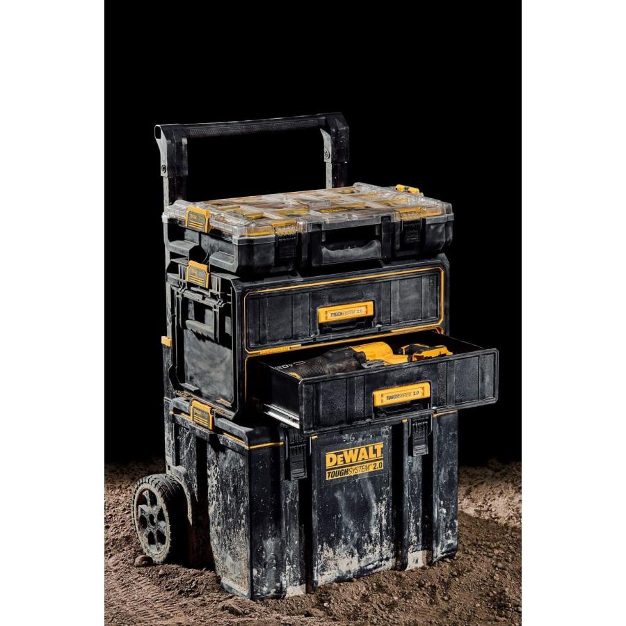 DEWALT デウォルト タフシステム2.0 2段チェスト 工具箱 収納ケース
