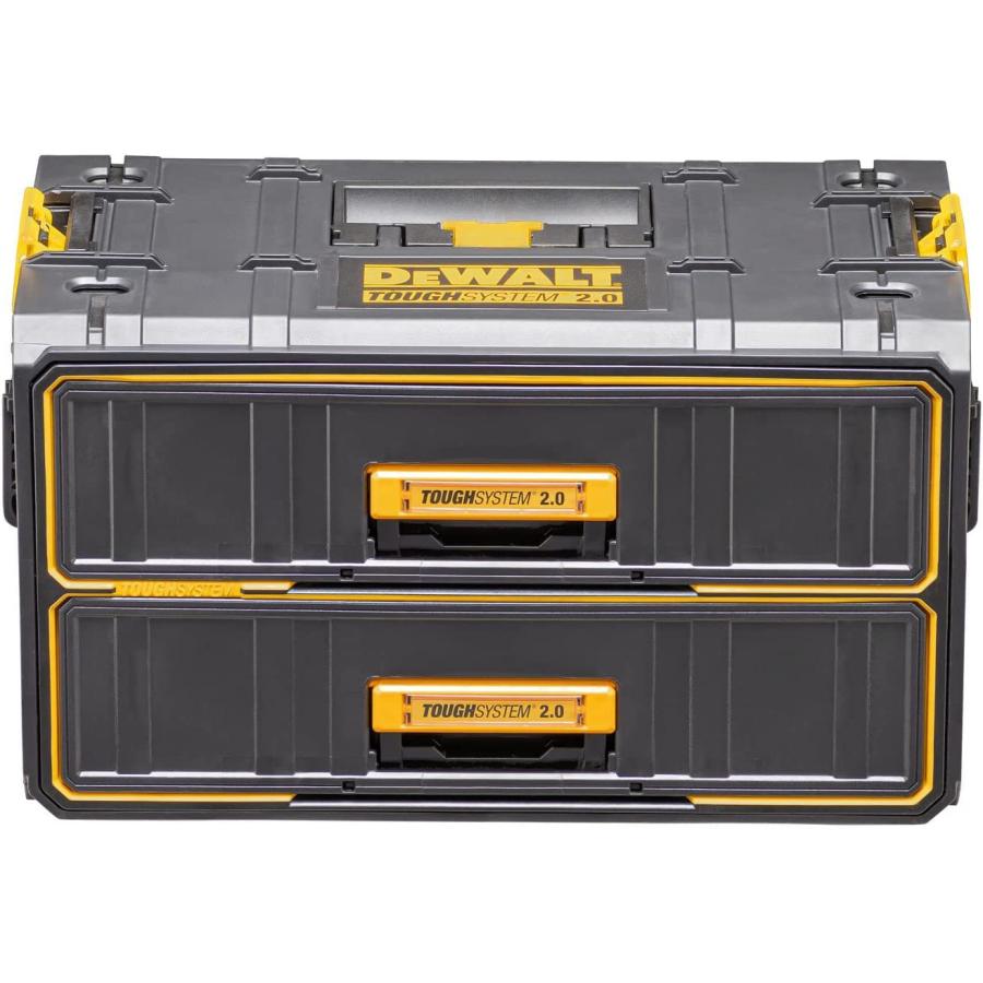 デウォルトツールボックス2段セット DEWALT デウォルト タフシステム2.0 2段チェスト 工具箱 収納ケース