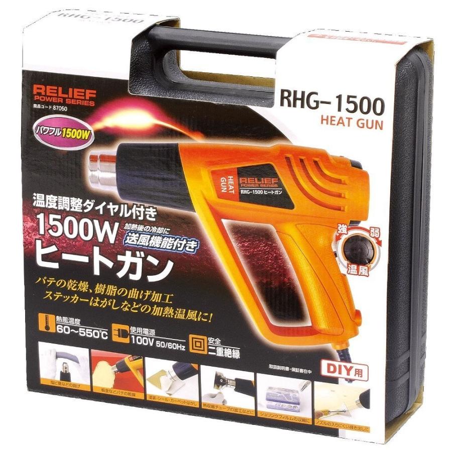 イチネンMTM 温度調節ダイヤル付き 1500W ヒートガン RHG-1500