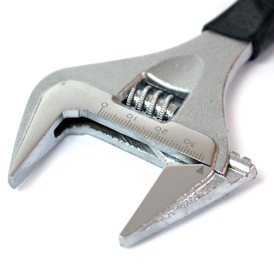 モンキーレンチ ワイド 幅広 軽量 工具 レンチ DIY 日曜大工 Bigman ビッグマン ワイドモンキーレンチ200mm BM-20WM 4962308477464 | ビッグマン | 03