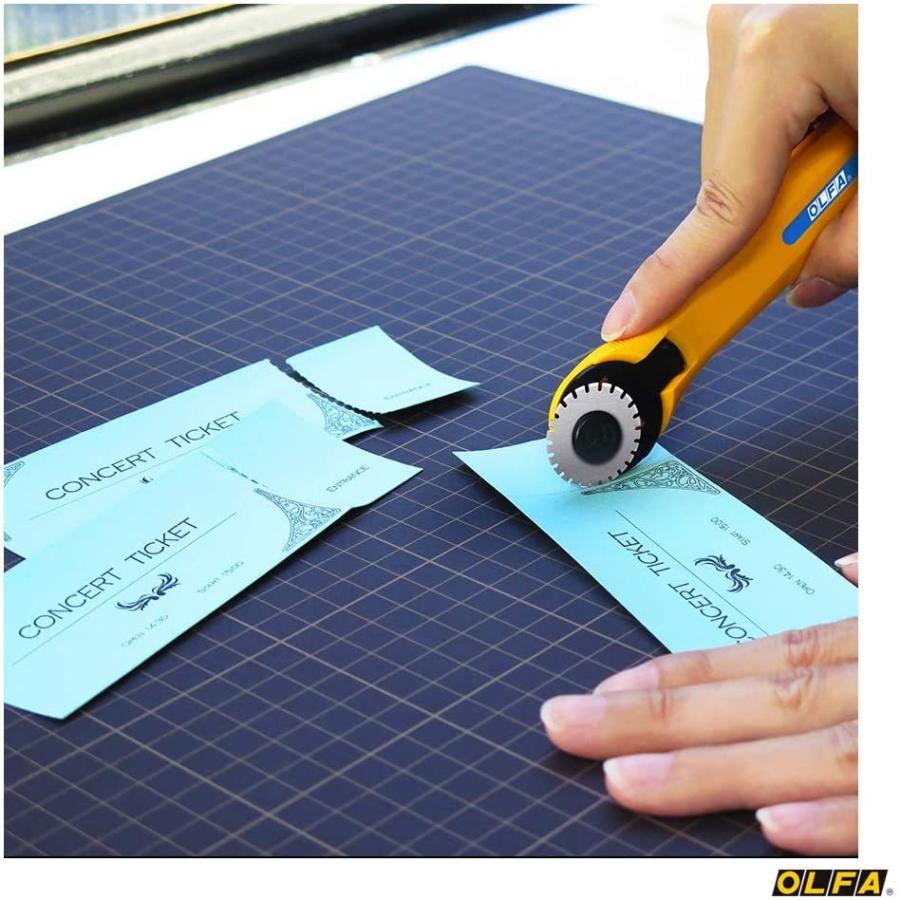 OLFA オルファ ロータリーカッター カット ロータリー ミシン目 紙 フィルム ビニール ミシン目ロータリー28 235B 裁縫