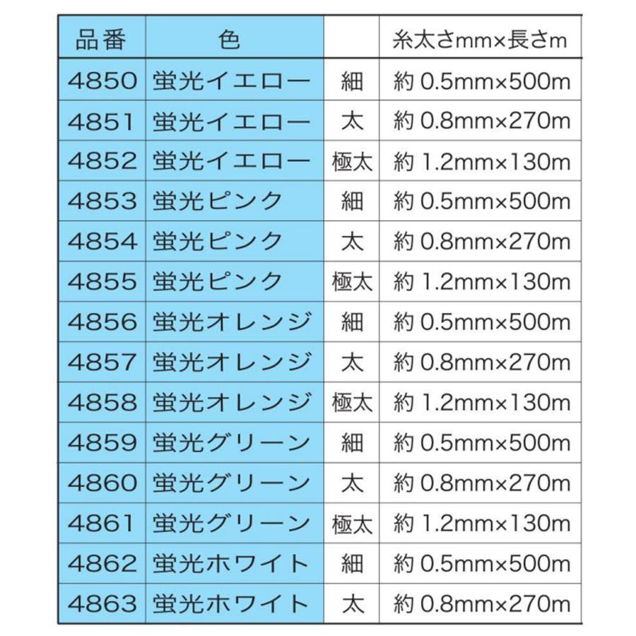 たくみ ミエール水糸カッター付ハンドル 蛍光オレンジ 細 4856 糸長さ