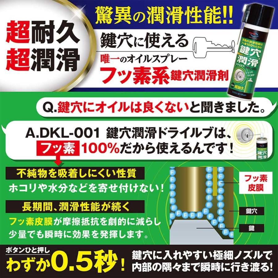 エーゼット AZ AtoZ 鍵穴潤滑 ドライルブ スプレー 50ml DKL-001 カギ