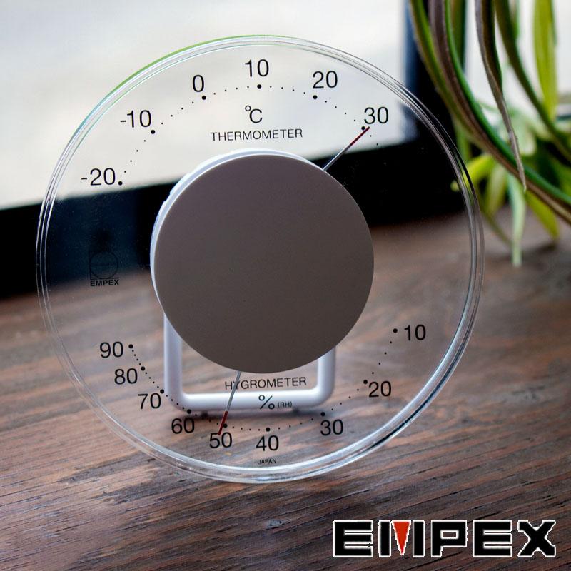 エンペックス気象計 温度計 湿度計 温湿度計 エルム温・湿度計 セレナ