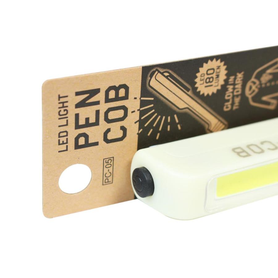 ビッグマン 電池式 LED ペンライト PEN-COB 蓄光 オフホワイト PC-05