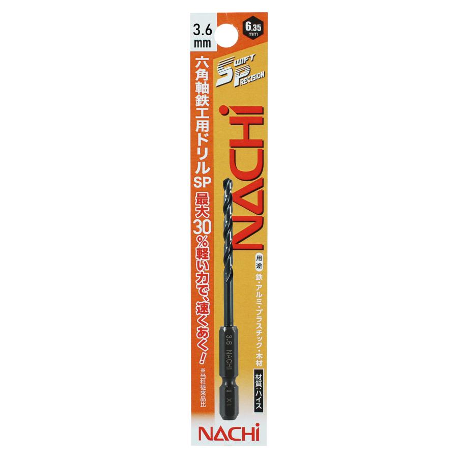 ビッグマン BIGMAN 六角軸 鉄工ドリル Swift Precision 3．6mm