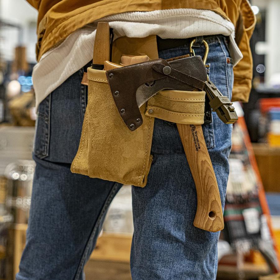 WHATNOT（ワットノット） 腰袋 牛革 工具袋 日本製 作業袋 ツール