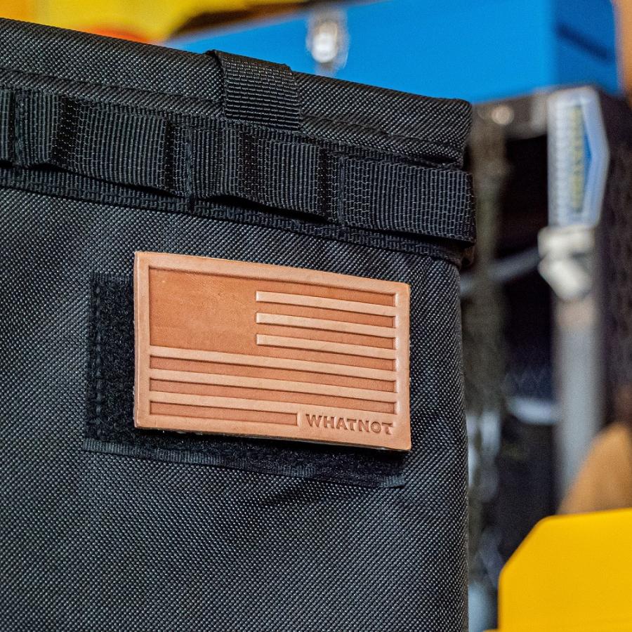 WHATNOT ワットノット レザーパッチ ベルクロ ヌメ革 日本製 WHATNOT ワットノット レザーパッチ ベルクロ ヌメ革 日本製