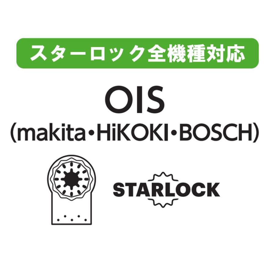 マルチツール 替刃 スターロック 全機種対応 ゼットソーマルチ木工用65