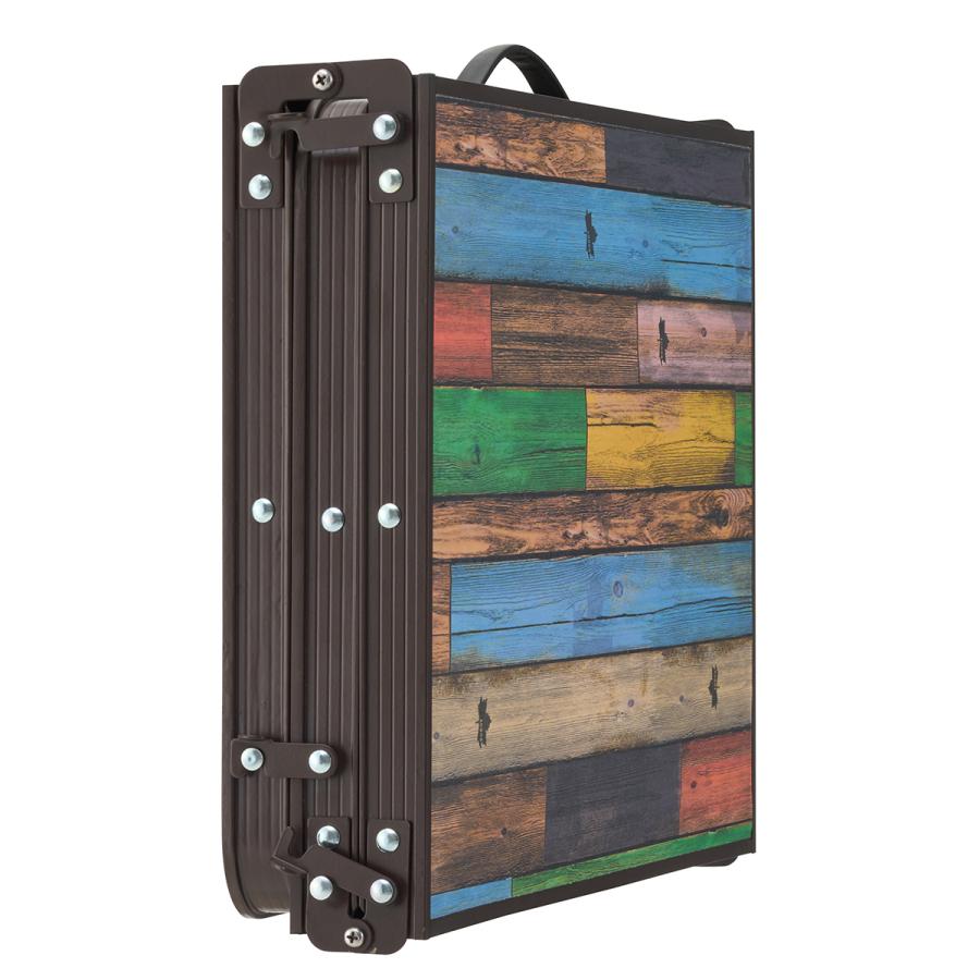 ロゴス logos カートオンテーブル 折りたたみ 軽量 丸洗い スツール コンパクト キャンプ アウトドア Old Wooden 丸洗いカートテーブルセット2 73188046