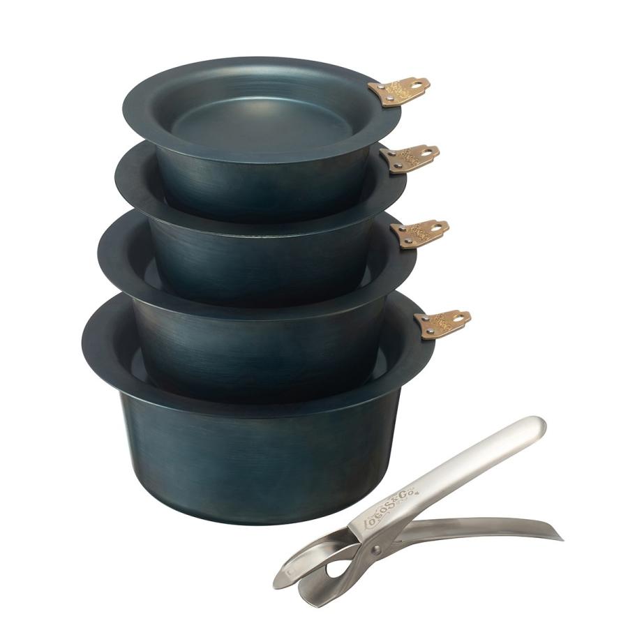 LOGOS（ロゴス） ダッチオーブン フライパン フタ付き 日本製 スタック