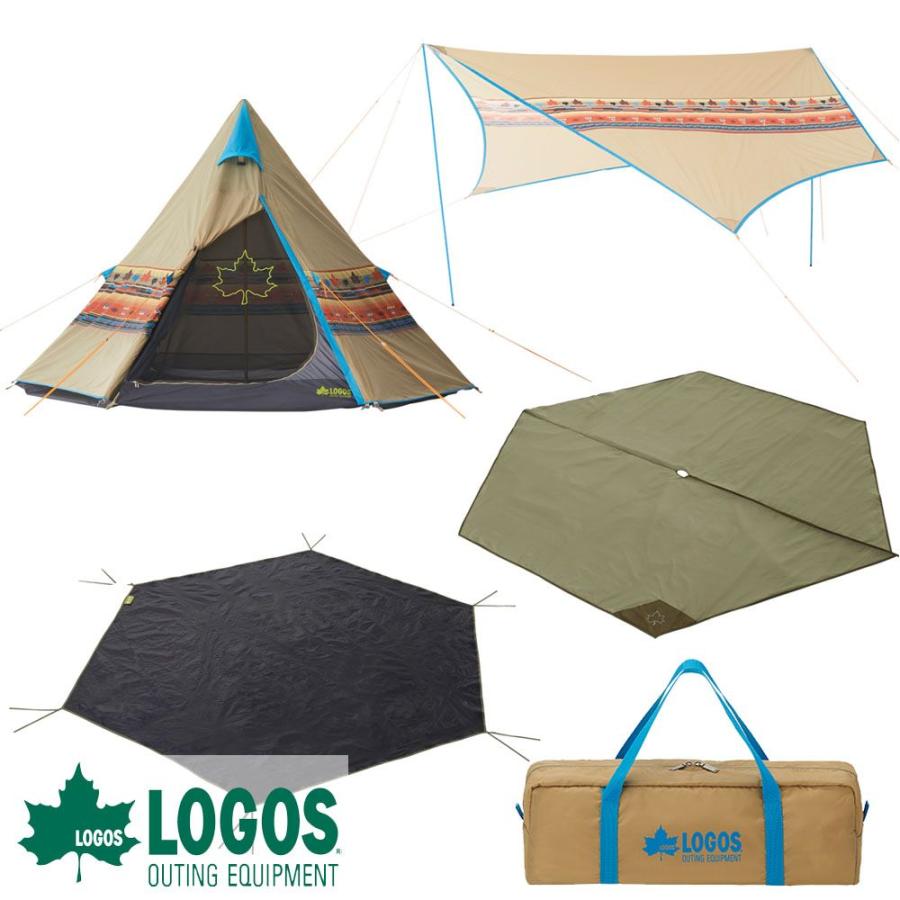 ロゴス テント logos ワンポールテント キャンプ マット シート タープ