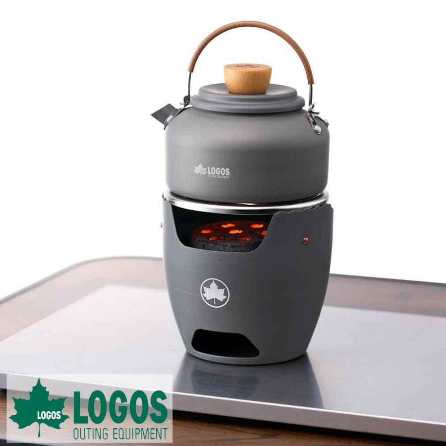 LOGOS（ロゴス） キャンプ ケトル 直火 おしゃれ コーヒー ステンレス