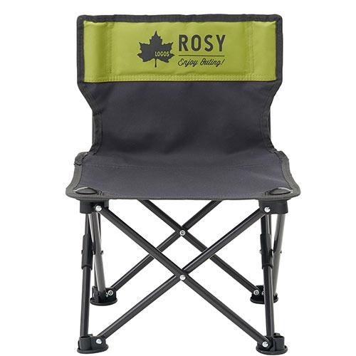 ロゴス チェア logos 折りたたみ コンパクト 軽量 おしゃれ イス 椅子 持ち運び 収束型 アウトドアチェア キャンプ椅子 ROSY タイニーチェア Grロゴ グレー｜whatnot｜02