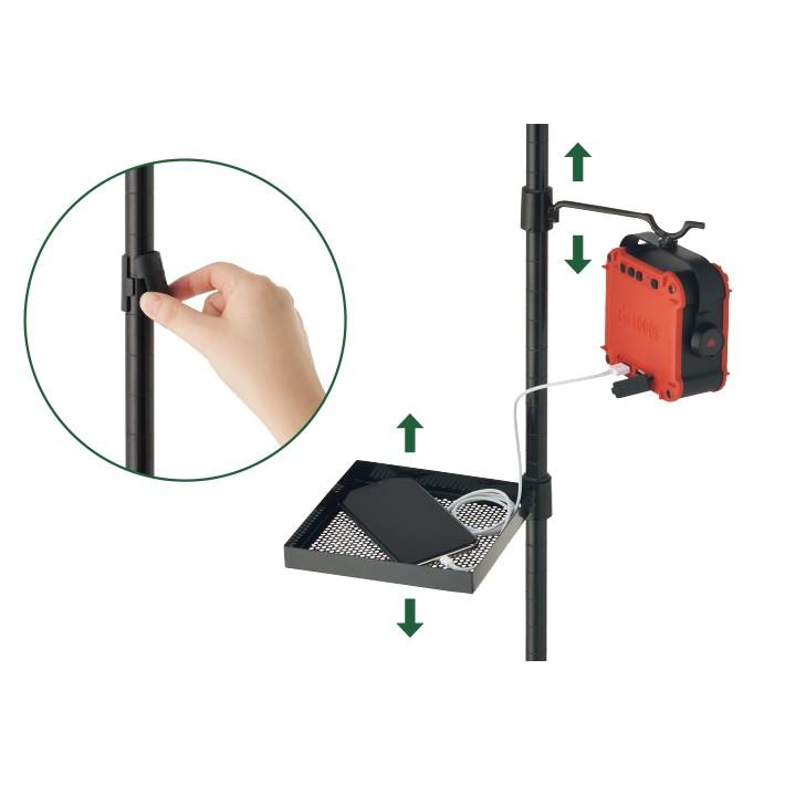 ロゴス LOGOS キャンプ ランタンポール ランタン らんたん 小型 吊り下げ 軽量 一本足 ソロキャンプ コンパクト 小物置き アイアンランタンポール3WAY