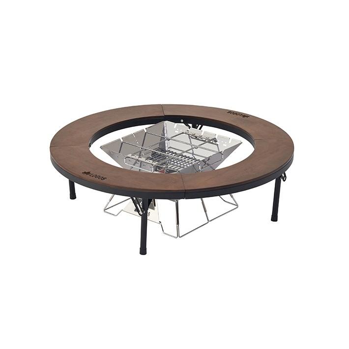 ロゴス LOGOS アイアンウッド囲炉裏サークルテーブルL アイアンウッド囲炉裏サークルテーブルL|ギア|家具|テーブル|製品情報