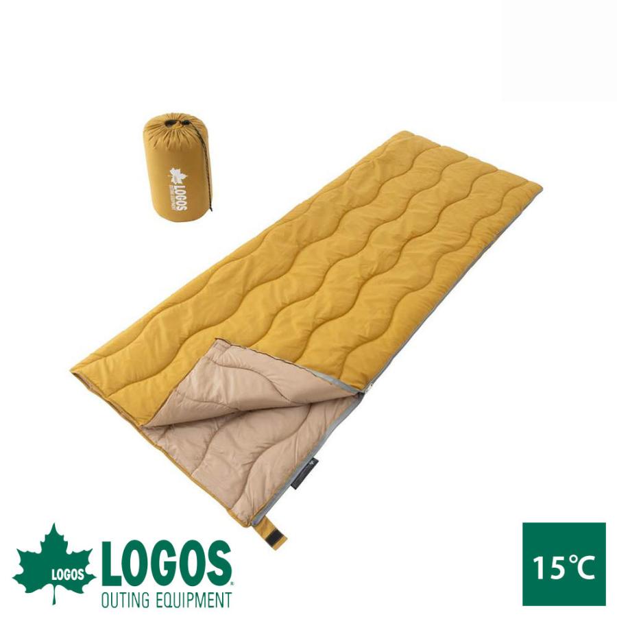 ロゴス logos 寝袋 シュラフ 連結 コンパクト 軽量 夏用 封筒型 車中泊