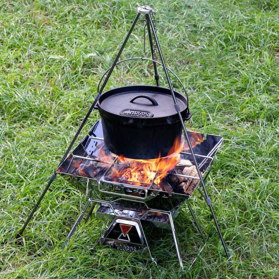 LOGOS ロゴス logos キャンプ 吊り下げ 調理 調理器具 吊る 鍋 囲炉裏