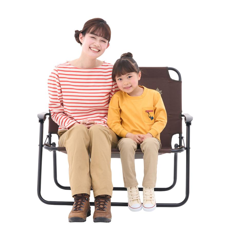 LOGOS（ロゴス） チェア 折りたたみ 2人掛け 2P ローチェア おしゃれ