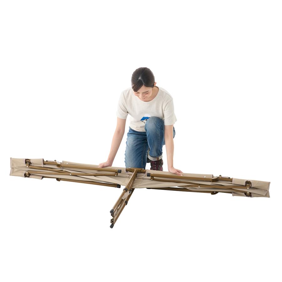 LOGOS ロゴスlogos コット ハイコット 1人用 コンパクト 収納