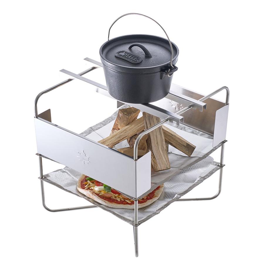 LOGOS（ロゴス） 焚き火台 軽量 コンパクト オーブン料理 キャンプ