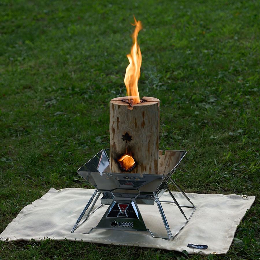 LOGOS 焚き火セット LOGOS ロゴス 焚き火台 セット ピラミッドグリル・コンパクト +