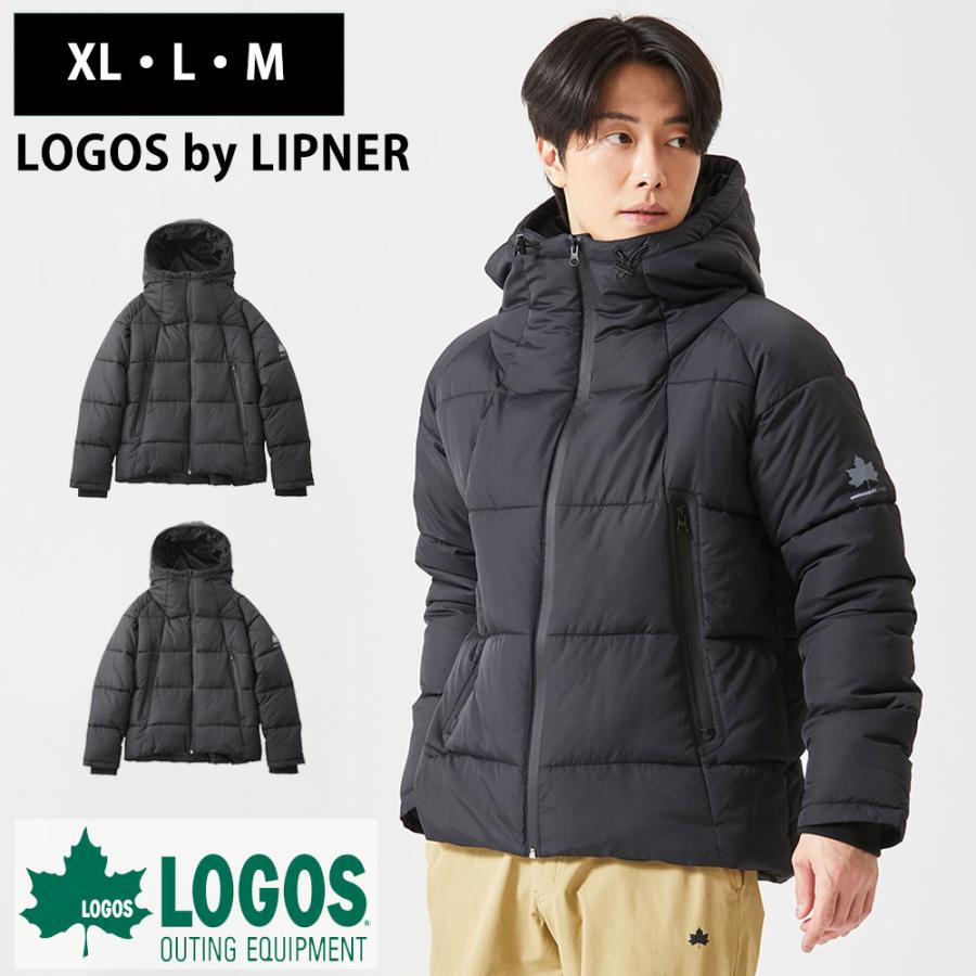 ロゴス ジャケット LOGOS LIPNER 中綿撥水ジャケット ブラック XL L M 
