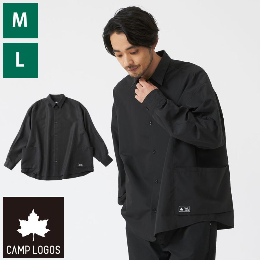 LOGOS（ロゴス） シャツ メンズ 長袖 長そで アウトドア ポケット