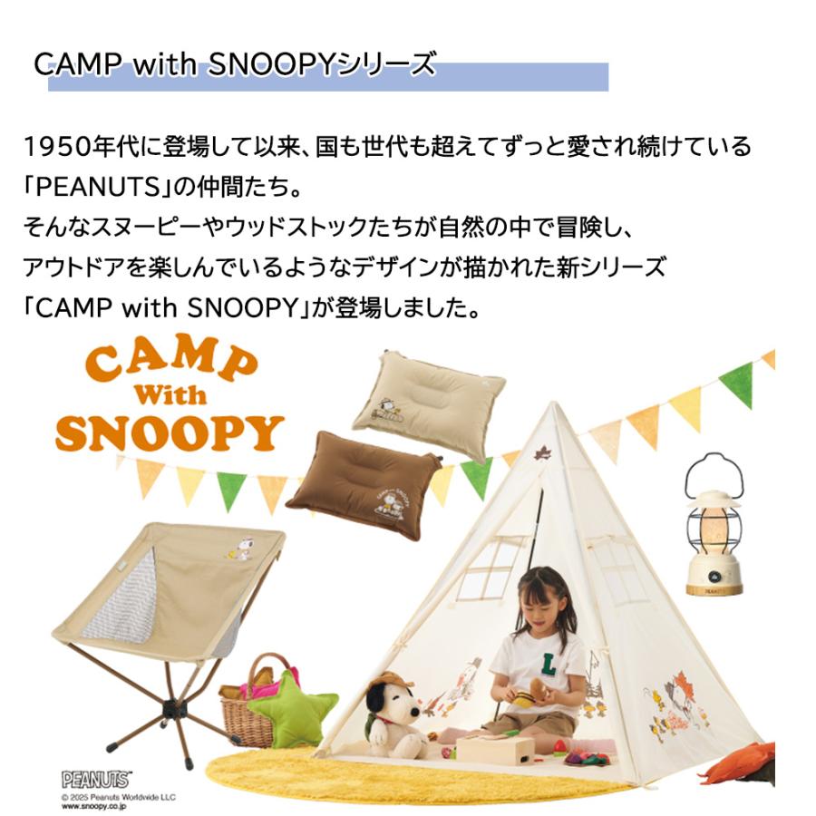 ロゴス logos アウトドア キャンプ SNOOPY バケットチェア-BF 耐荷重 150kg 4点ホールド 指かけベルト付き 2箇所 折りたたみ式 コンパクト収納 86001147の画像