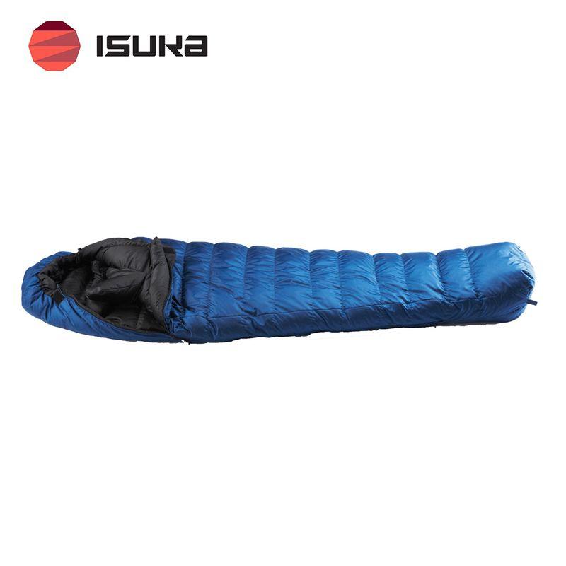 ISUKA（イスカ） 登山 アウトドア キャンプ 寝袋 シュラフ 冬用 -15