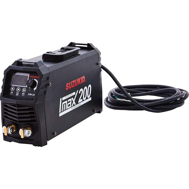 SUZUKID スズキッド 200Ｖ専用インバータ制御直流アーク溶接機 アイマックス200 SIM-200 4991945033283  スター電器製造 | SUZUKID