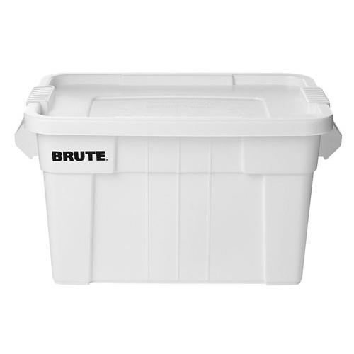 コンテナ 収納ボックス フタ付き おしゃれ ラバーメイド Rubbermaid BRUTE トート ボックス Lサイズ/ホワイト FG9S3100WHT 86876166194｜whatnot｜02