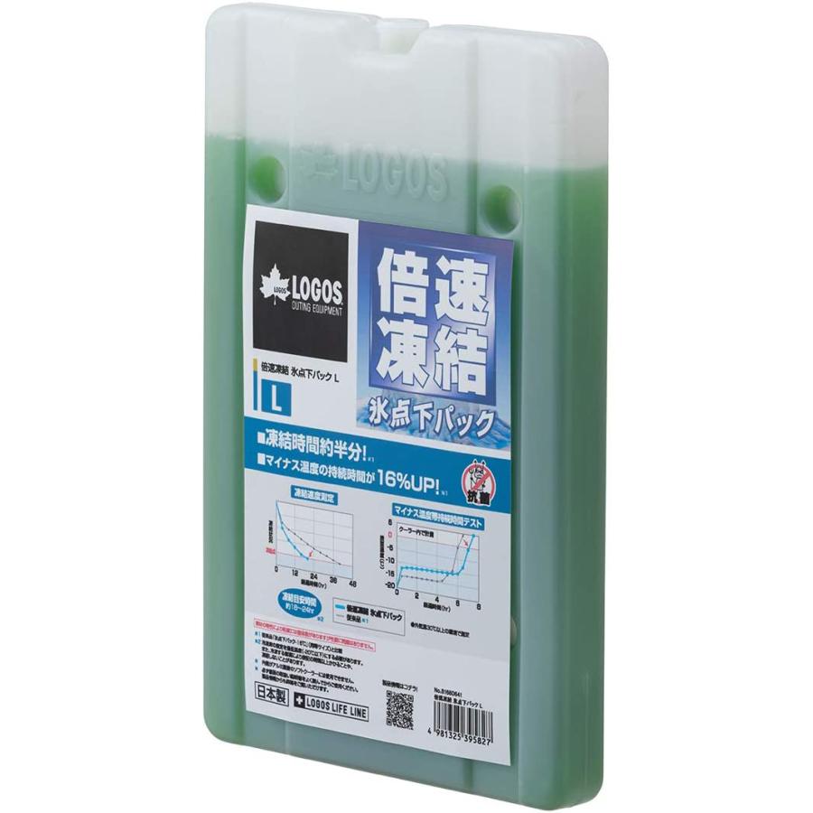 LOGOS（ロゴス） 保冷剤 倍速凍結 l 最強 長時間 再利用 氷点下パック
