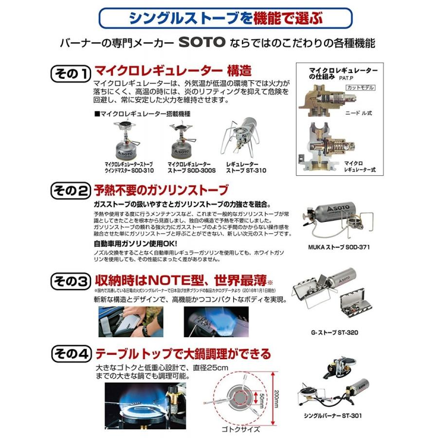 SOTO バーナー ソト 新富士バーナー シングルバーナー シングル