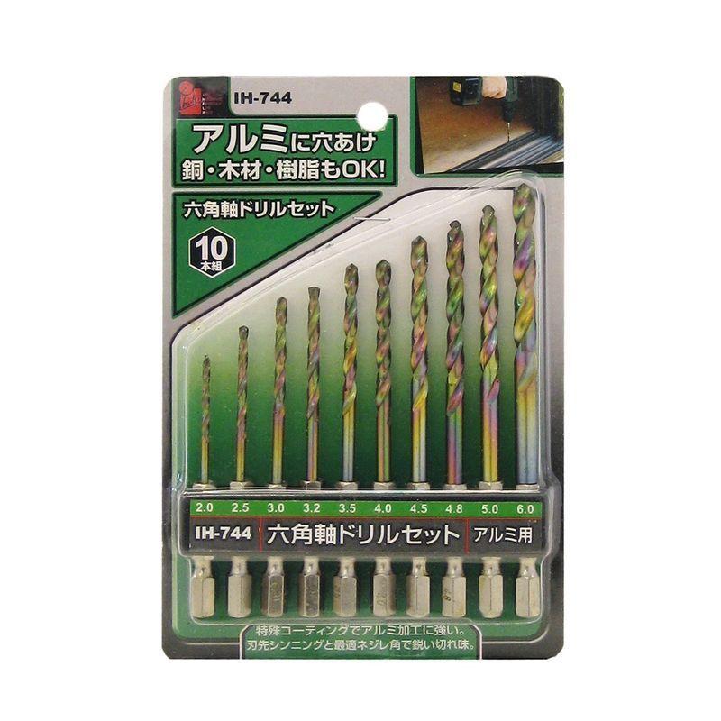 iHelp アイヘルプ 先端工具 工具 作業工具 DIY 大工道具 大工 六角軸アルミ用ドリル 10PC IH-744 4962308607847 WHATNOT - 通販 - Yahoo ショッピング