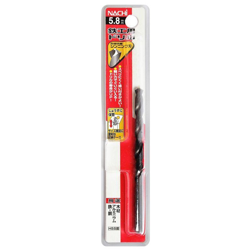 ナチ 鉄工用ドリル 1本入シンニング 5.8mm WP 4962308658979