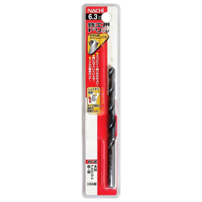 菜月　１ ナチ 鉄工用ドリル 1本入シンニング 6.3mm WP 4962308659020 : WHATNOT